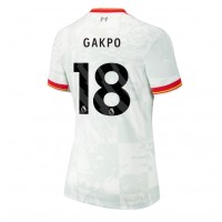 Maglia Calcio Liverpool Cody Gakpo #18 Terza Divisa Donna 2024-25 Manica Corta